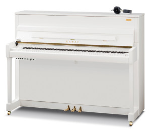 Kawai K-200 AURES 2 WHP Hybrid-Klavier - Weiß Hochglanz