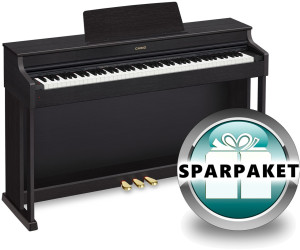 Casio Celviano AP-470 BK Schwarz Matt - Sparpaket