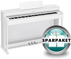 Casio Celviano AP-470 WE Weiß Matt - Sparpaket