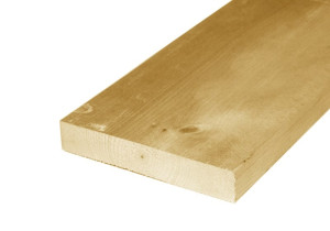 Holz-Bohle Fichte/Tanne roh sägerau (LG:BE) | 40x200 mm | Länge: ca. 5,1 m | sägefrisch