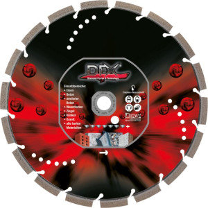 Diewe DFX Diamant-Trennscheibe -  40% mehr Schnittgeschwindigkeit | Bohrung: 22,23 mm | Durchmesser: 300 mm