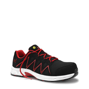 Elten Halbschuh S1P ESD jo_SPEEDY schw/rot Low | Gr. 48 | Schutzklasse S1P | Lag.1702135 | Elten Nr.: 12141-48