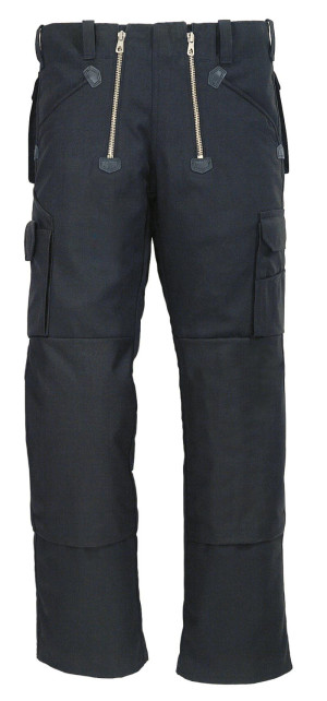 FHB NILS Zunfthose Canvas und Cordura | schwarz | Gr.  44 | Farbe: schwarz | 65% Baumwolle, 35% Polyester, 310g/qm
