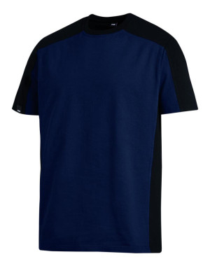FHB MARC T-Shirt zweifarbig | Marine-Schwarz | c) M | Farbe: zweifarbig marine-schwarz
