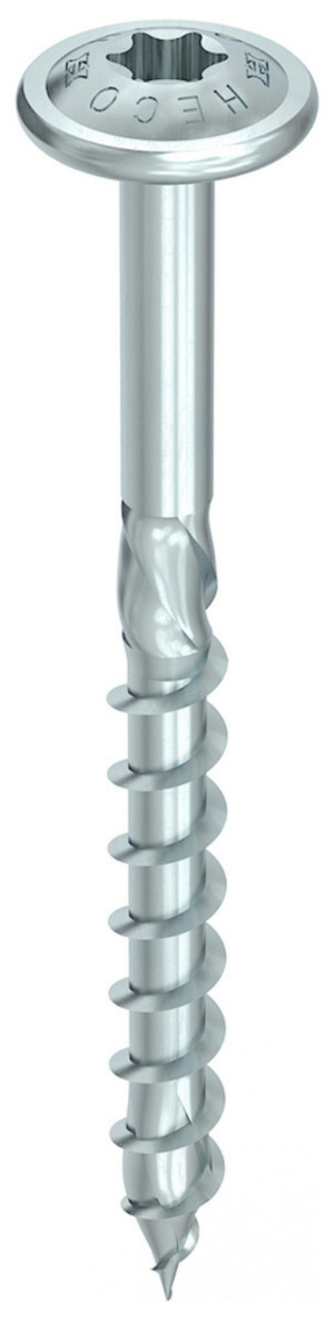Heco Holzschraube TOPIX-plus blau TG TeKo T-Drive | 8x240 mm (Pak. à 50 Stk.) | Teilgewinde | Tellerkopf | Lag.1702165 | Heco Nr.: 61341