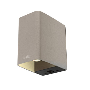 in-lite Wandleuchte LED Ace down 12V 3W, warmweiß | Rose Silber | gibt ein gebündeltes Licht nach unten | Energieeffizienzklasse: G