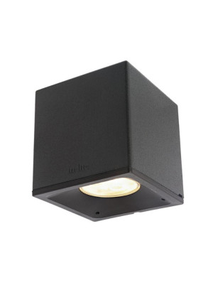 in-lite Wandleuchte LED Big Cubid dunkelgrau 12V 1W | gibt ein stimmungsvolles Licht nach unten | Energieeffizienzklasse: G