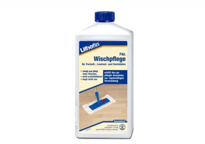Lithofin Parkett und Laminat Wischpflege - 1 Liter | 1 Liter Gebinde | Konzentrat | sehr ergiebig | nicht schichtbildend | kühl und frostfrei lagern