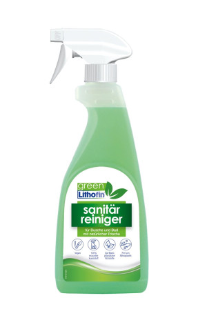 Lithofin Bio Sanitärreiniger - 0,5 Liter | 500 ml Gebinde | angenehm im Geruch | vielseitig einsetzbar | gebrauchsfertig | leicht biologisch abbaubar