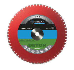 Nozar Diamant-Trennscheibe Turbo Cut 10 | 800x60,0 mm | Geeignet für: Sägen, Schneiden & Trennen | Durchmesser: 800 mm | Nassschnitt