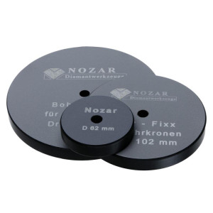 Nozar Bohr-Fixx für Bohrkrone | D 102 mm | Geeignet für: Bohren, Meißeln & Fräsen | Bohrung 8,0 mm | Maschinen Zubehör | Nozar Nr.: 6705357