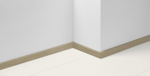 Parador Sockelleiste 3 Eiche Dekor D104 (1745455) | Abmessung (LxBxH): 2200x16x40 mm | Kabelführungstiefe 5 mm | Feuchtraumgeeignet | Clip-Montage