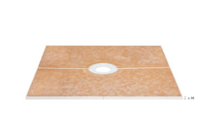 Schlüter KERDI SHOWER Gefälleboard Entwässerung | zentraler Ablauf | LxB: 1520x1520 mm | Typ: KST1525 | Lag.1702146 | Schlüter Nr.: KST1525