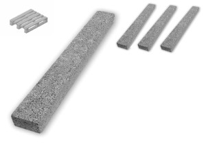 Betonsturz 17,5 x 11,3 cm grau aus Leichtbeton mit mittig liegender Bewehrung | Pal. mit  4 Stürzen | Länge: 1500 mm | Betonsturz aus Leichtbeton