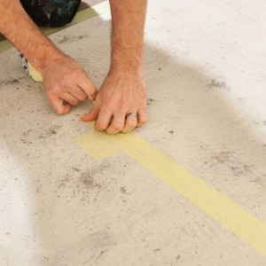 Watco Abklebeband 50 m x 48 mm | Menge: 1 Stk. à 50 m x 48 mm | schwach klebend, für saubere Kanten auf glatten Flächen | Overcoat in just 16 hours