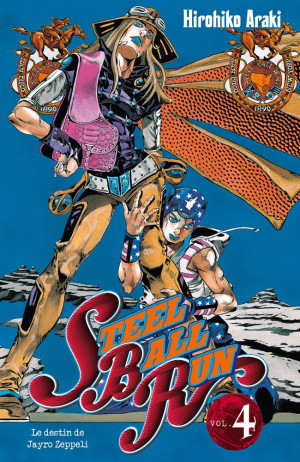 Delcourt jojo's bizarre adventure - steel ball run tome 4