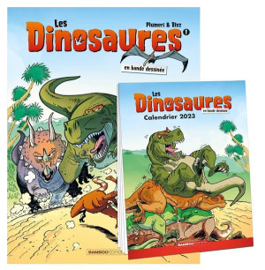 Bamboo Les dinosaures en BD tome 1 + calendrier 2023