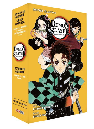 PANINI Demon slayer - coffret tome 1 + Roman Tanjiro & Nezuko l'origine de leur destin