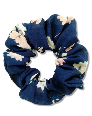 Promo Everneed Scrunchie Flower Navy