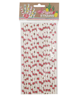 Krea Paper Straw Watermelon