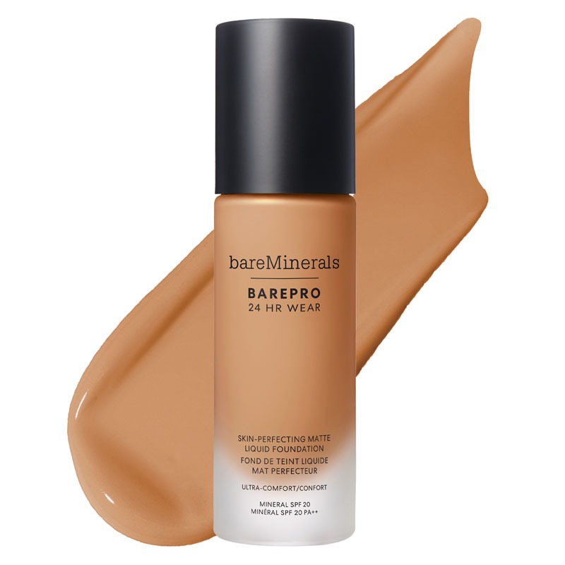 bareMInerals BAREPRO 24hr Matte Comfort Liquid Foundation SPF20 30ml-Med. Deep 40 Neutral 30ml