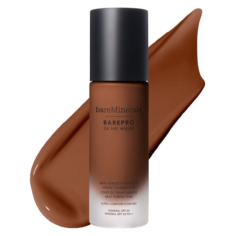 bareMInerals BAREPRO 24hr Matte Comfort Liquid Foundation SPF20 30ml-Deep 61 Cool