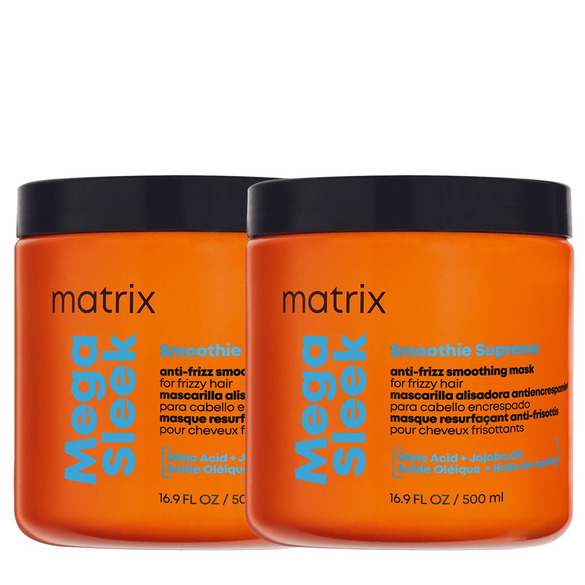 Mega Sleek Supreme Anti-Frizz Smoothing Mask 500ml Double