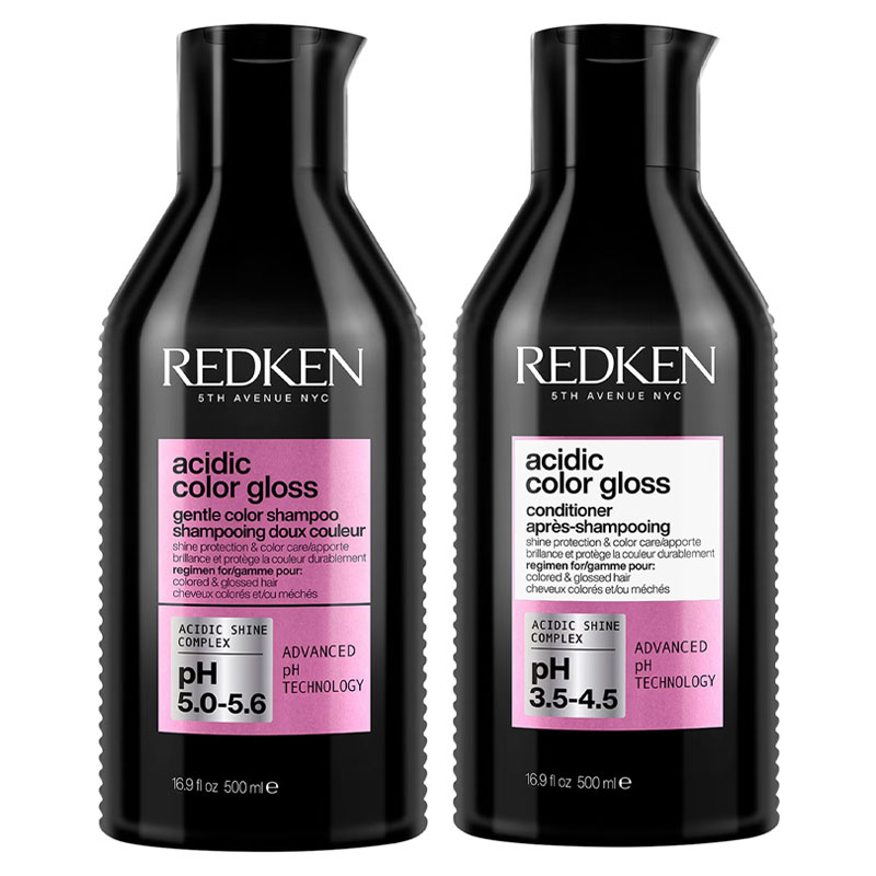 Redken Acidic Color Gloss SulphateFree Shampoo 500ml & Acidic Color Gl