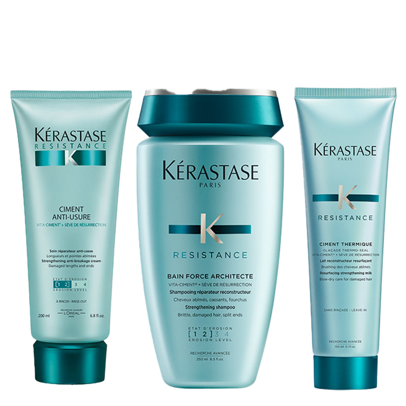 Kérastase Kerastase Resistance Bain Force Architecte 250ml, AntiWear Cement 200m