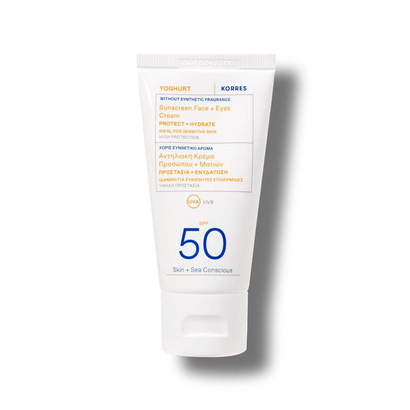 Korres Yoghurt Face & Eyes Cream Gel Sunscreen SPF50  50ml
