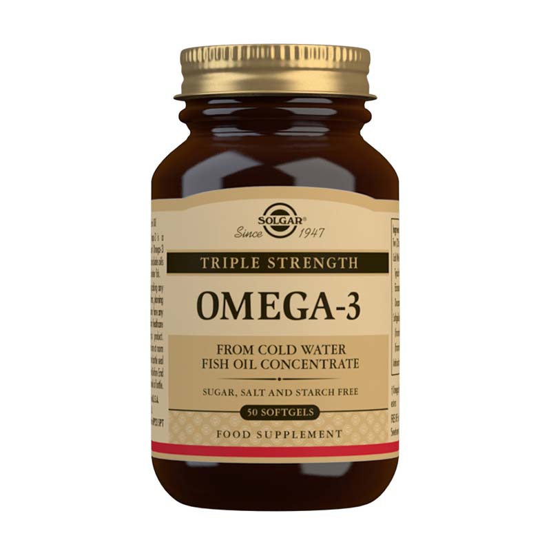 Solgar Triple Strength Omega-3 50 Tablets