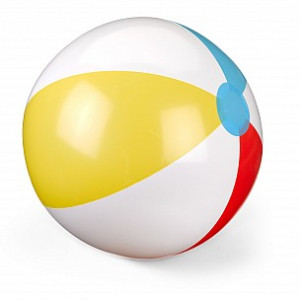 Wasserball vierfarbig aus PVC 60 cm
