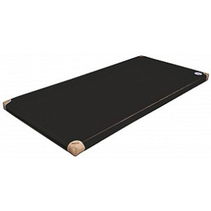 BENZ Normturnmatte mit Lederecken 200 cm Schwarz Normturnmatte 100 cm 8 cm Mit Lederecken