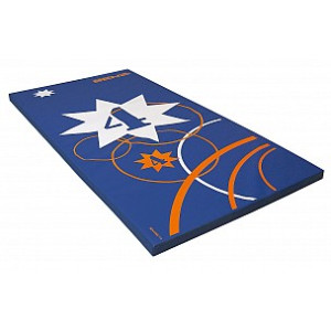 Design-Leichtturnmatten 200 cm Blau Standard-Ausführung 100 cm 6 cm Leichtturnmatte