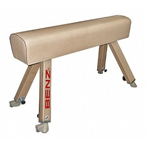 Olympia-Sprungpferd mit Massivholz-Unterbau Holz