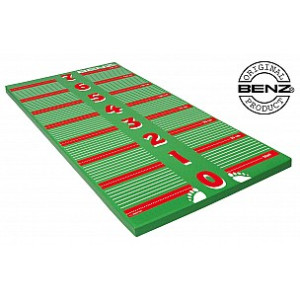 Design-Skala-Matte 200 cm Grün Standard-Ausführung 100 cm 6 cm Leichtturnmatte
