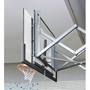 Basketball-Deckenanlagen - Höhenverstellung