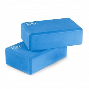 PROGYM Yoga Block Set blau Blau