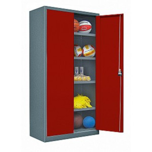 Geräteschrank Typ 7, Stahlblech-Flügeltüren RAL 3003