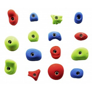 Schulklettergriffset Mittel 1 Set mit 15 Klettergriffen mittel
