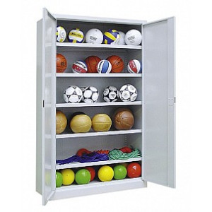 Geräteschrank Typ 3, Stahlblech-Flügeltüren RAL 7035