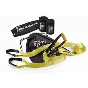 PROGYM Slackline Set – Indoor & Outdoor 15 m
