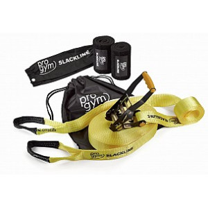 PROGYM Slackline Set – Indoor & Outdoor 25 m