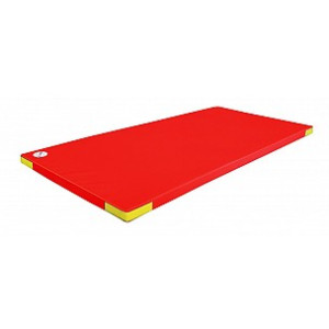 BENZ Normturnmatte mit Flausch- und Klettecken Rot Normturnmatte 150 cm 100 cm 6 cm Mit Klettecken