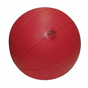 Medizinball (Kunststoff) 1000 g / 21 cm / rot