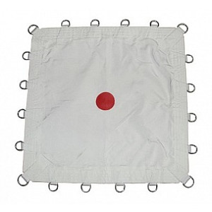 Eurotramp Trampolin-Sprungtuch Minitrampolin Mit 28 Ringen 60 x 60 cm