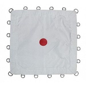 Eurotramp Trampolin-Sprungtuch Minitrampolin Mit 24 Ringen 70 x 70 cm