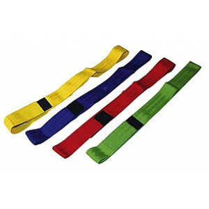 Mannschafts-/ Trikotband mit Klettverschluss Blau 52 - 60 cm