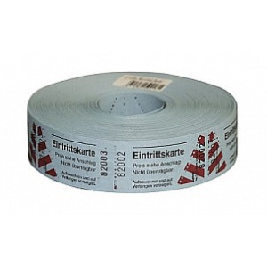 Rollen-Eintrittskarten Blau