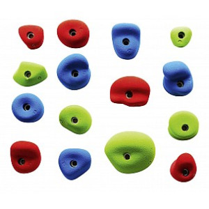 Schulklettergriffset Leicht 1 Set mit 15 Klettergriffen leicht
